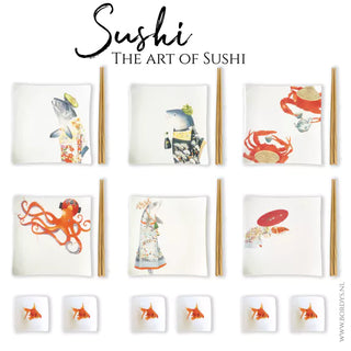 Sushi-Set für 6 Personen